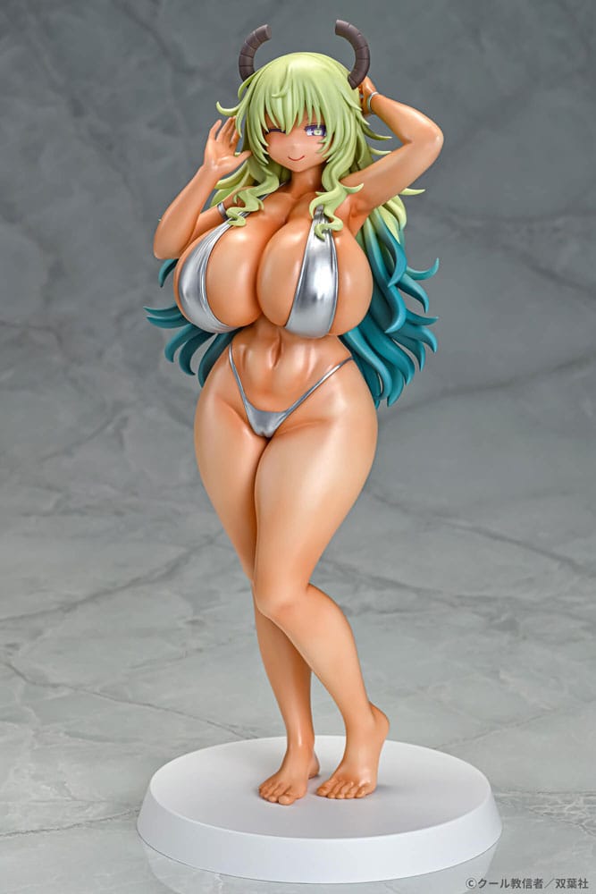 SU ORDINAZIONE Miss Kobayashi's Dragon Maid PVC Statue 1/7 Lucoa Bikini Style Suntan Ver. 26 cm *PREZZO SPECIALE*