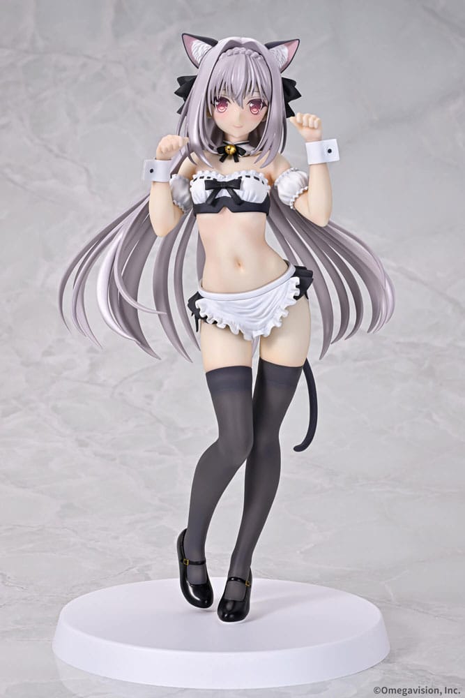 PREORDINE 09/2025 Tsuki ni Yorisou Otome no Sahou PVC Statue 1/6 Luna Sakurakouji Cat Maid Ver. 26 cm (18+) (PREORDINE NON CANCELLABILE)