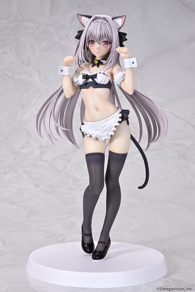PREORDINE 09/2025 Tsuki ni Yorisou Otome no Sahou PVC Statue 1/6 Luna Sakurakouji Cat Maid Ver. 26 cm (18+) (PREORDINE NON CANCELLABILE)