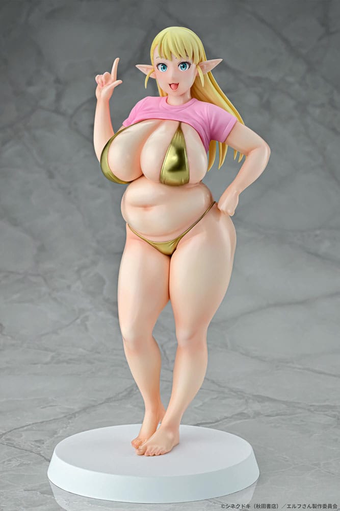 PREORDINE+ 08/2026 (NON CANCELLABILE) Plus-Sized Elf PVC Statue 1/7 Elfuda Gold Ver. 26 cm (18+)