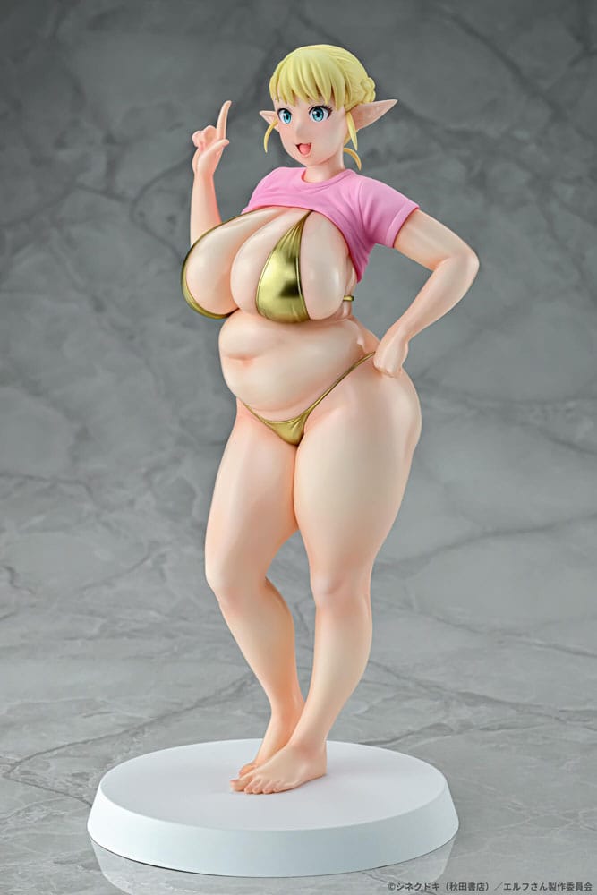 PREORDINE+ 08/2026 (NON CANCELLABILE) Plus-Sized Elf PVC Statue 1/7 Elfuda Gold Ver. 26 cm (18+)
