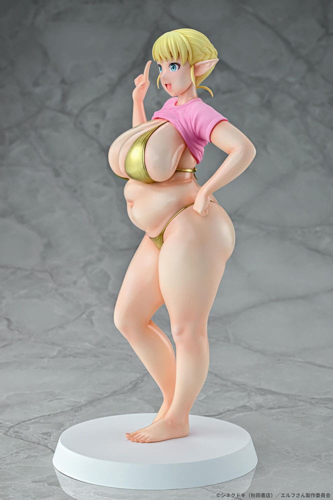 PREORDINE+ 08/2026 (NON CANCELLABILE) Plus-Sized Elf PVC Statue 1/7 Elfuda Gold Ver. 26 cm (18+)