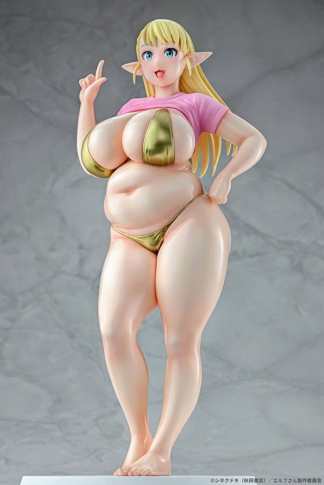 PREORDINE+ 08/2026 (NON CANCELLABILE) Plus-Sized Elf PVC Statue 1/7 Elfuda Gold Ver. 26 cm (18+)