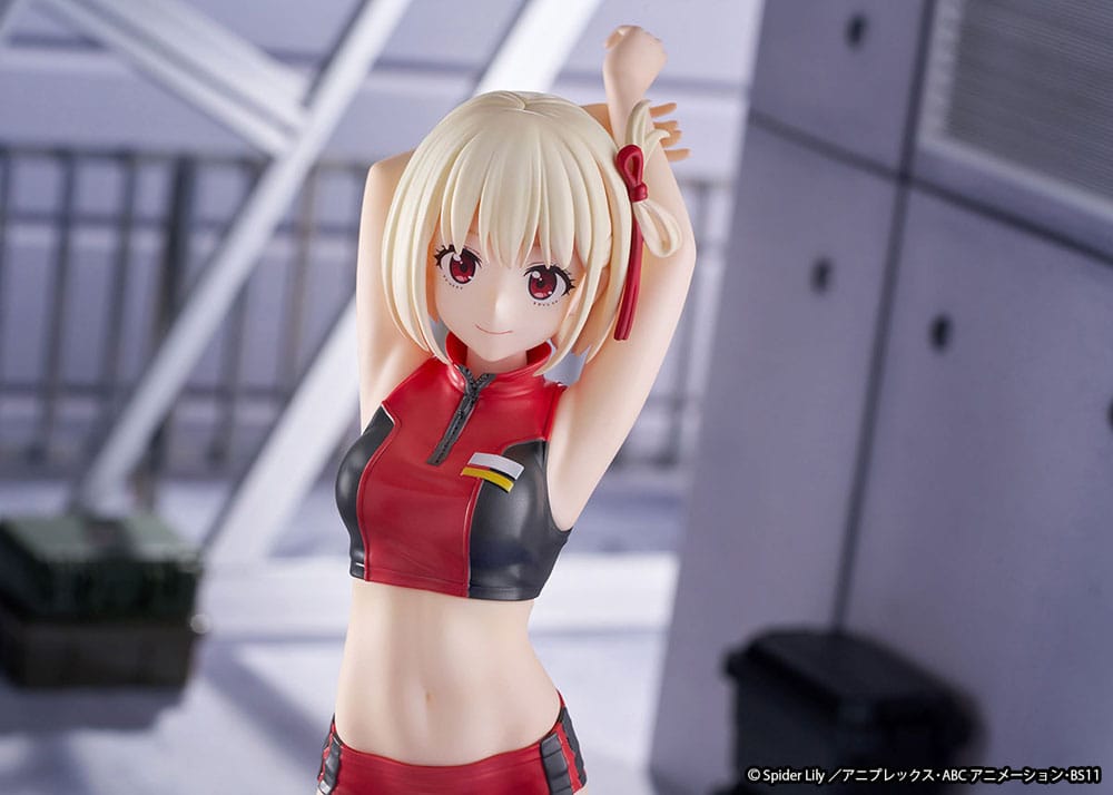 SU ORDINAZIONE Lycoris Recoil Statue PVC 1/7 Chisato Nishikigi Traning wear Ver. 24 cm