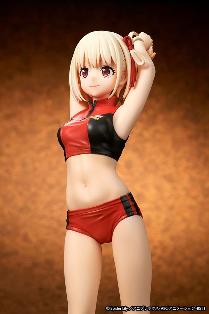 SU ORDINAZIONE Lycoris Recoil Statue PVC 1/7 Chisato Nishikigi Traning wear Ver. 24 cm