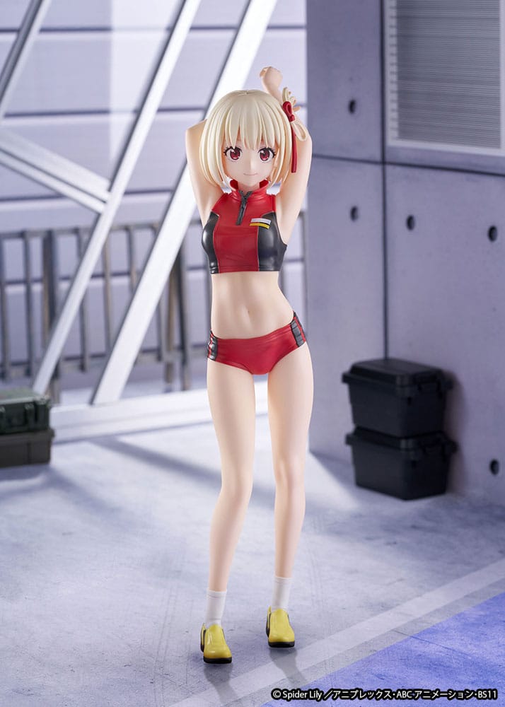 SU ORDINAZIONE Lycoris Recoil Statue PVC 1/7 Chisato Nishikigi Traning wear Ver. 24 cm
