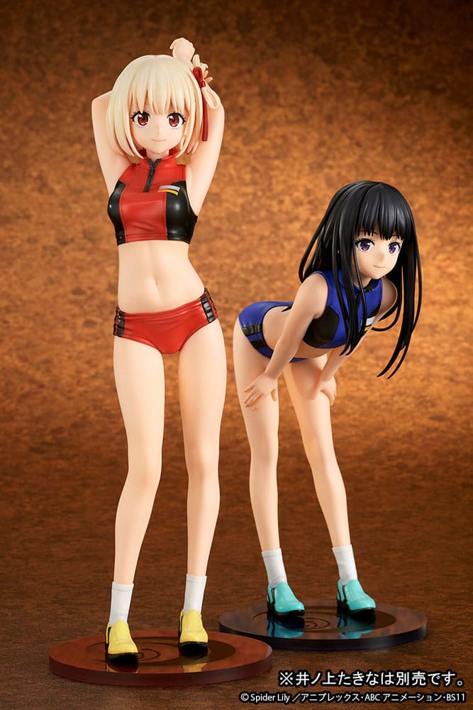 SU ORDINAZIONE Lycoris Recoil Statue PVC 1/7 Chisato Nishikigi Traning wear Ver. 24 cm