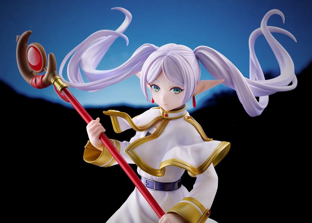 PREORDINE+ 09/2027 Frieren: Beyond Journey's End PVC Figure 1/7 Frieren (vs Aura) 28 cm