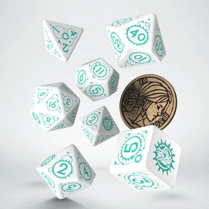 SU ORDINAZIONE The Witcher Dice Set Ciri The Law of Surprise (7)