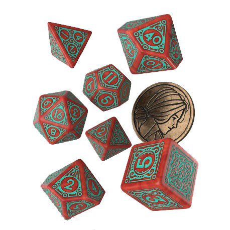 SU ORDINAZIONE The Witcher Dice Set Triss Merigold the Fearless (7)