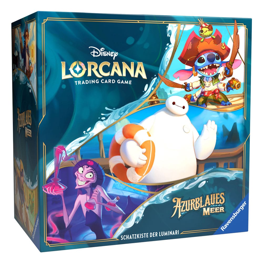 SU ORDINAZIONE Disney Lorcana TCG Azurblaues Meer llumineer's Trove (24) *German Edition*