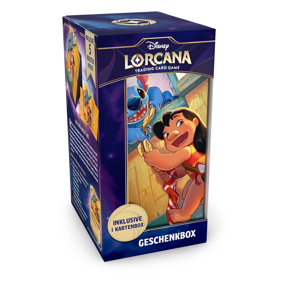 SU ORDINAZIONE Disney Lorcana TCG Archazias Insel Gift Set Stitch *German Edition*