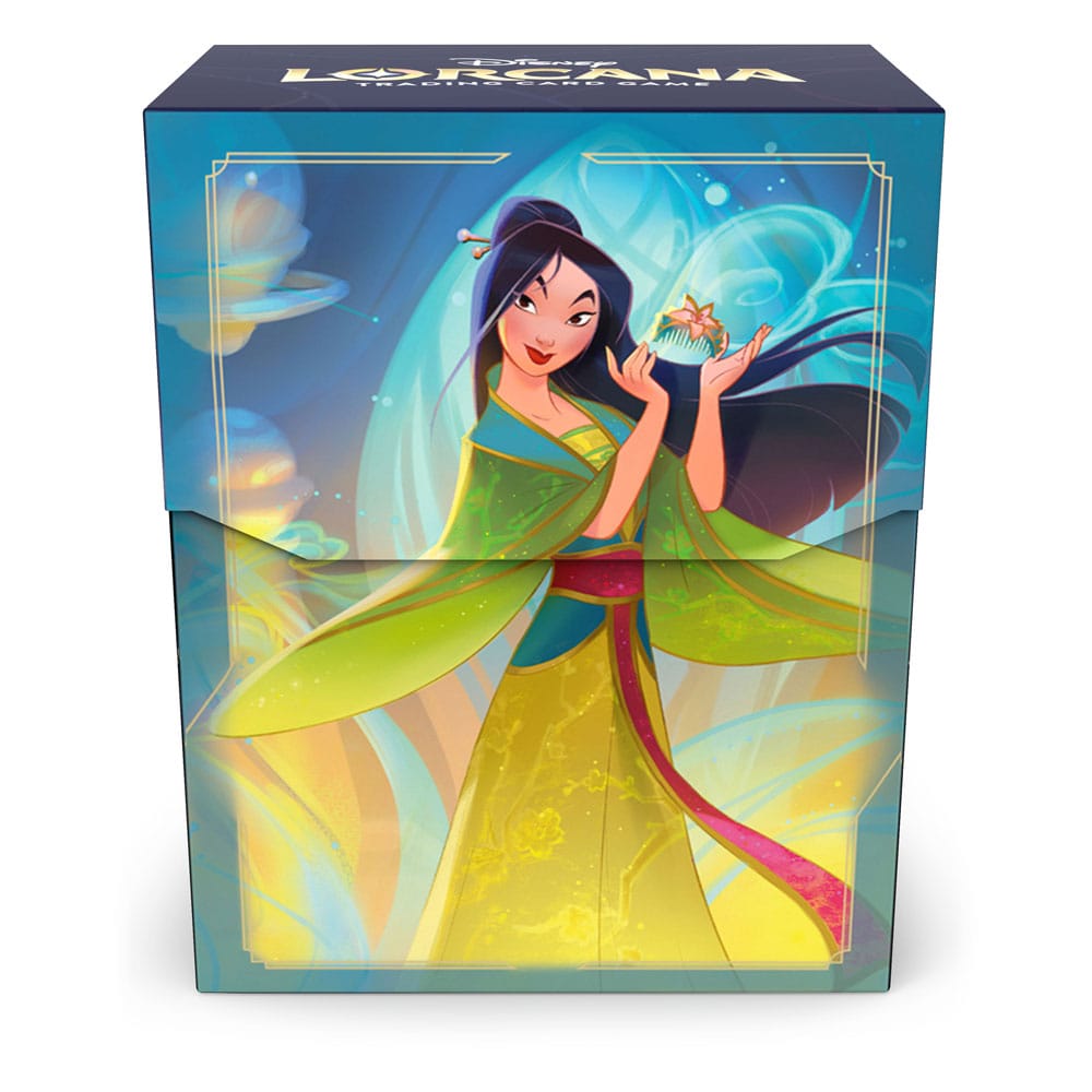 SU ORDINAZIONE Disney Lorcana TCG Deck Box Mulan ESAURITO