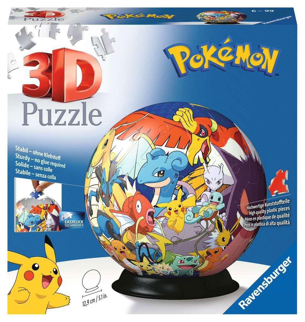 SU ORDINAZIONE Pokémon 3D Puzzle Ball (73 pieces)