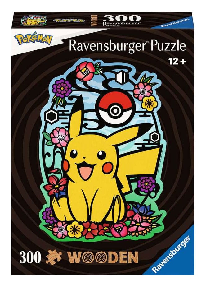 SU ORDINAZIONE Pokémon WOODEN Jigsaw Puzzle Pikachu (300 pieces)