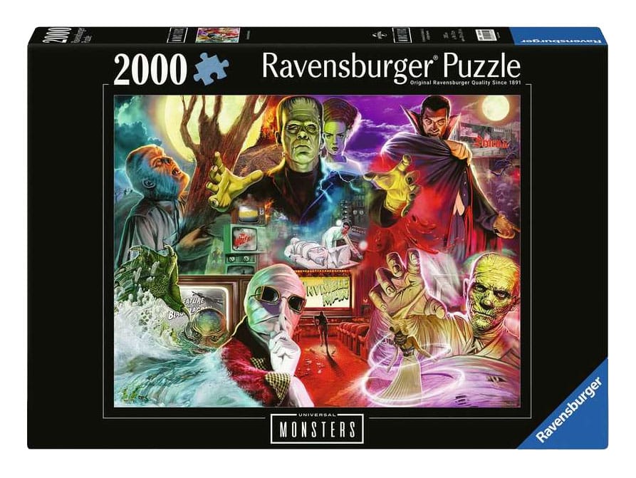 SU ORDINAZIONE Universal Monsters Jigsaw Puzzle (2000 pieces)