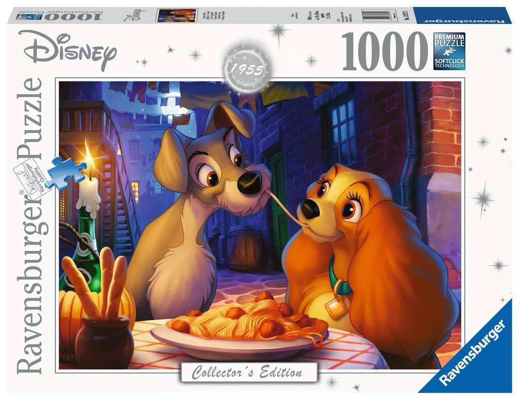 SU ORDINAZIONE Disney Collector's Edition Jigsaw Puzzle Lady and the Tramp (1000 pieces)