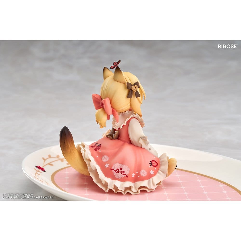 PREORDINE+ 10/2027 Original Character DLC Series PVC Figure Tea Time Cats Orange Cat 10 cm