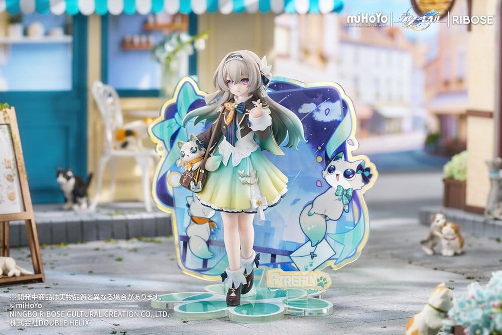 PREORDINE+ 05/2027 Honkai: Star Rail Rise Up+ Chibi Cat Series Mini Figure Firefly Ver. 18 cm