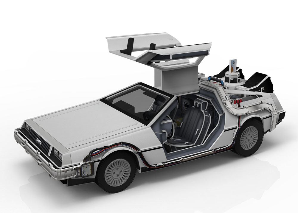 SU ORDINAZIONE Back to the Future 3D Puzzle Time Machine