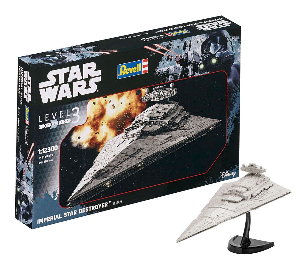 🧪 LAB | SU ORDINAZIONE Star Wars Model Kit 1/12300 Imperial Star Destroyer 13 cm
