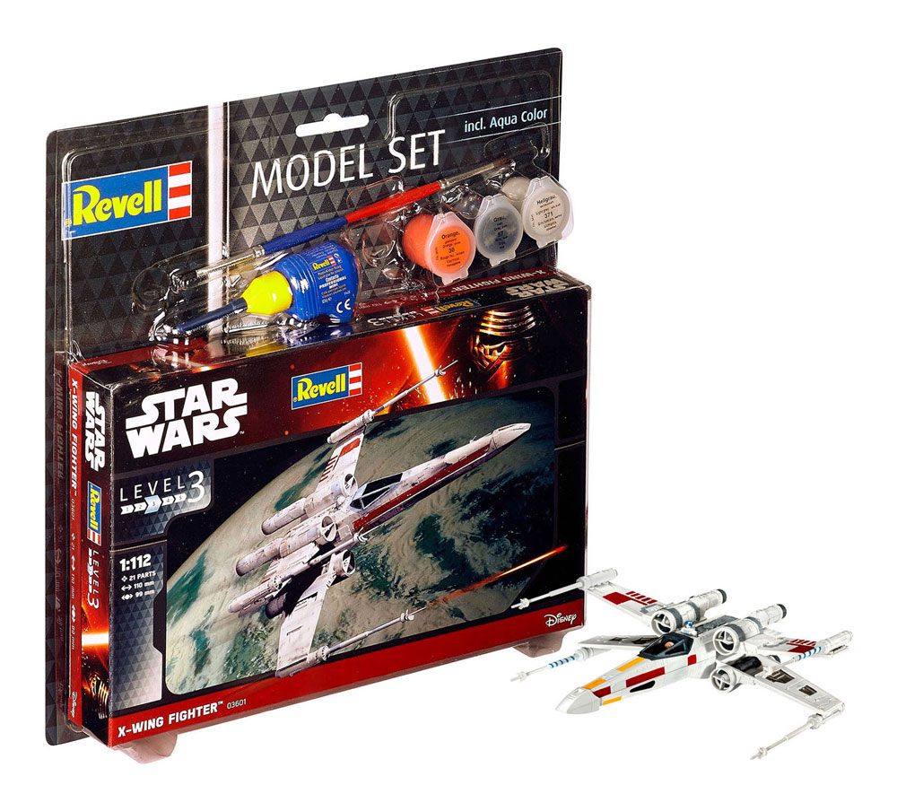 🧪 LAB | SU ORDINAZIONE Star Wars Model Kit 1/112 Model Set X-Wing Fighter 11 cm