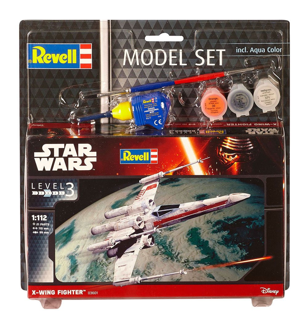 🧪 LAB | SU ORDINAZIONE Star Wars Model Kit 1/112 Model Set X-Wing Fighter 11 cm