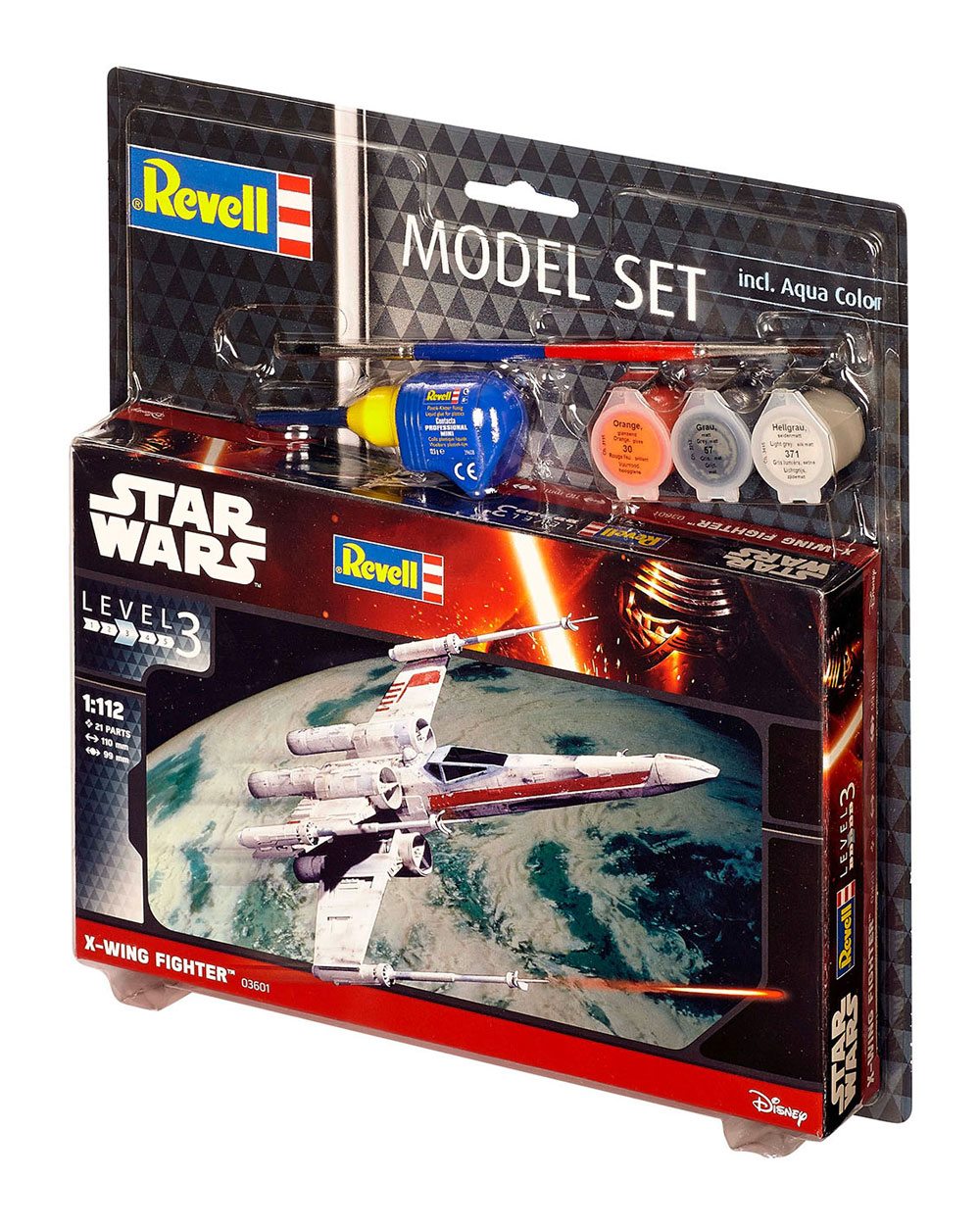 🧪 LAB | SU ORDINAZIONE Star Wars Model Kit 1/112 Model Set X-Wing Fighter 11 cm