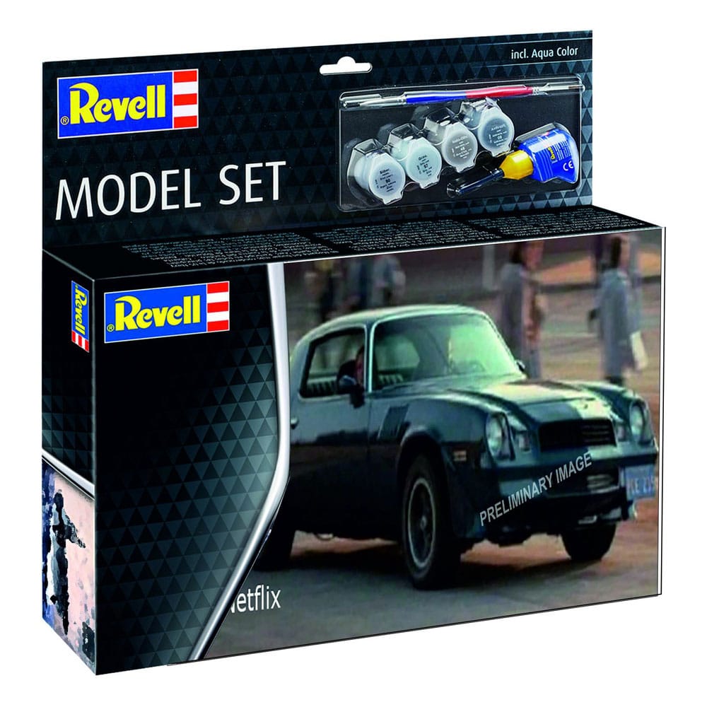 AUF BESTELLUNG Stranger Things Modellbausatz 1/25 Chevy Camaro Z/28 19 cm