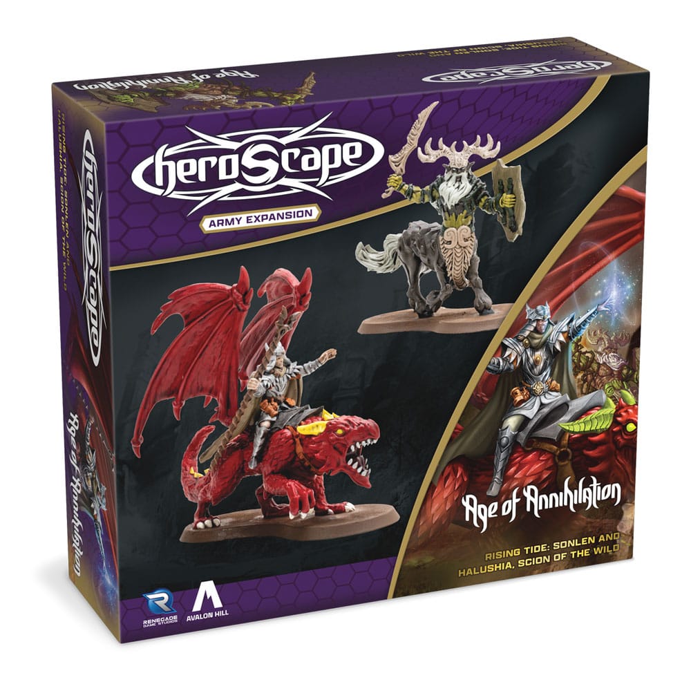 MADE TO ORDER Heroscape Expansion Rising Tide - Sonlen & Halushia, Scion of the Wild Army *English Version*