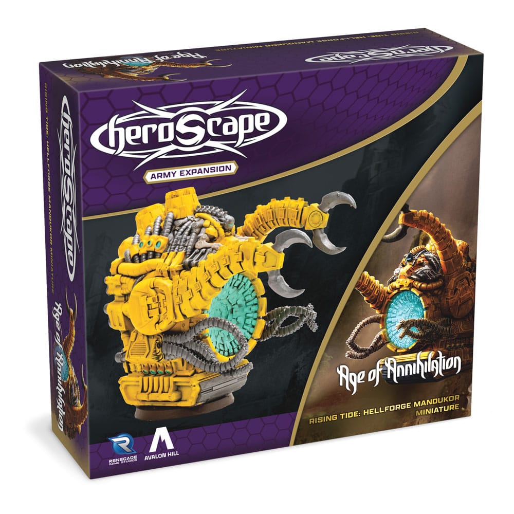 Heroscape-Erweiterung Rising Tide – Hellforge Mandukor-Armee (Englische Version) – AUF BESTELLUNG GEFERTIGT