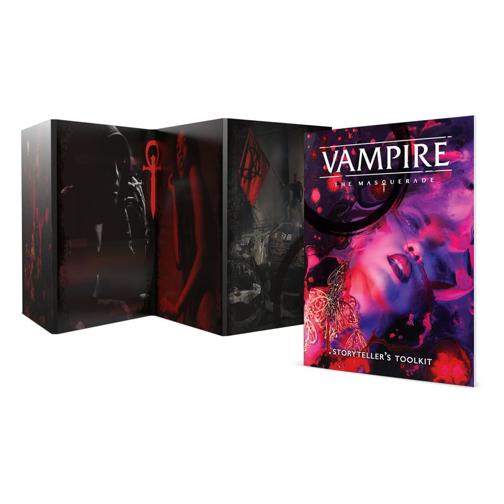 SU ORDINAZIONE Vampire The Masquerade 5th Edition RPG Storyteller's Screen & Toolkit *Englische Version*