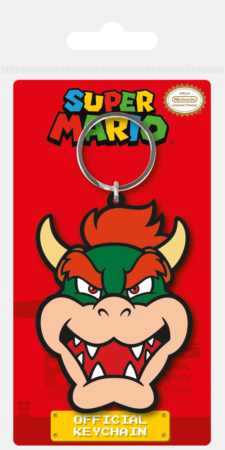 🧪 LAB | SU ORDINAZIONE Super Mario Rubber Keychain Bowser 6 cm