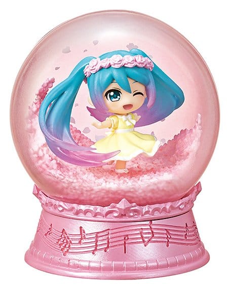 SU ORDINAZIONE Hatsune Miku Mini Snowglobes Scenery Domes Display (4)