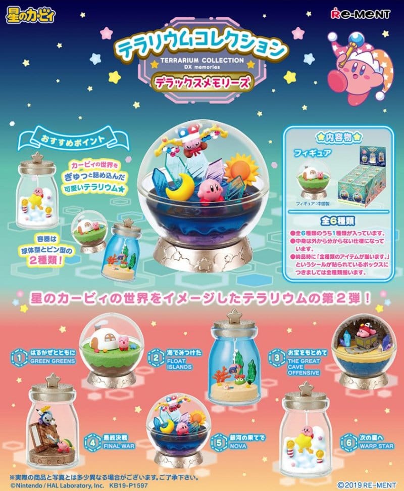 SU ORDINAZIONE Kirby Mini Figures 6 cm Swing Kirby Terrarium Collection DX memories (6)