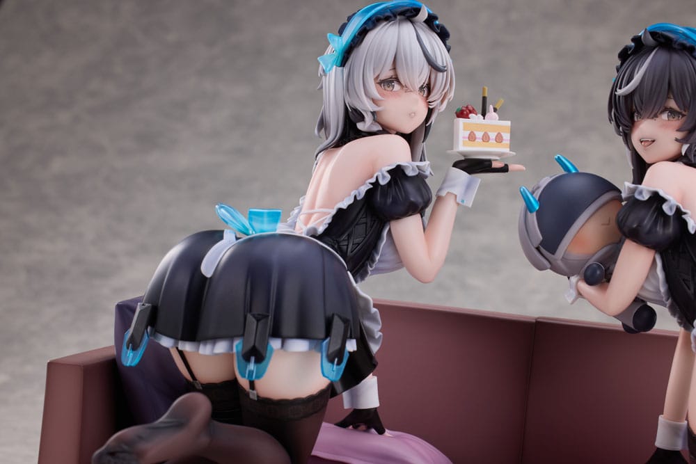 PREORDINE+ 03/2026 Snowbreak Containment Zone PVC Statues 2-Pack 1/6 Cherno & Meursault Apprentice Maid Ver. Deluxe Edition 19 cm