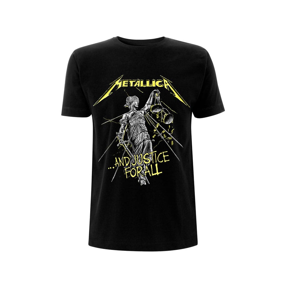 SU ORDINAZIONE Metallica T-Shirt And Justice For All Tracks Black Size L
