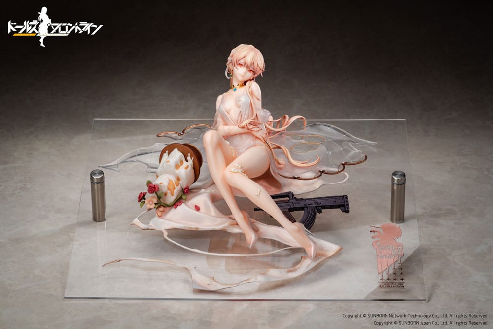 SU ORDINAZIONE Girls Frontline Statue 1/7 OTs-14 Divinely-Favoured Beauty Heavy Damage Ver. 14 cm *PREZZO SPECIALE*