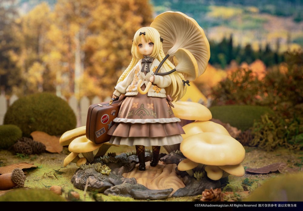 PREORDINE CHIUSO 03/2026 The Mushroom Girls Statue 1/1 Series No.3 Pleurotus Citrinopileatus 24 cm (PREORDINE NON CANCELLABILE)
