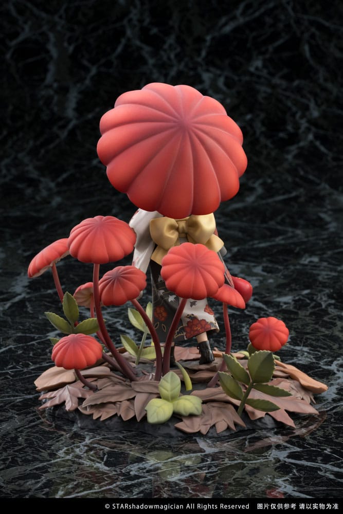 PREORDINE+ 06/2026 The Mushroom Girls PVC Statue 1/1 No.6 Marasmius Haematocephalus 23 cm