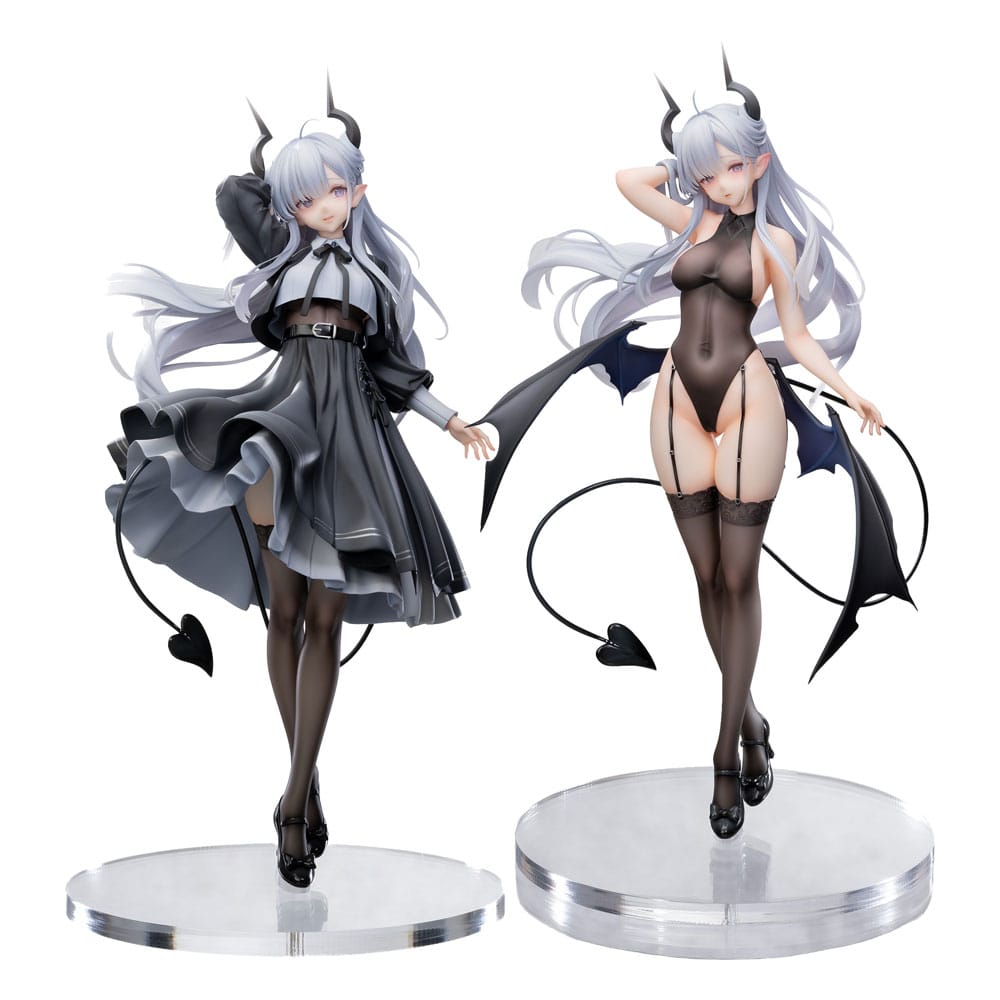 PREORDINE+ 02/2027 (NON CANCELLABILE) Original Character Fantasias Series Statue 1/6 set of 2 Thea-chan Apprentice Succubus Ver. (Regular Outfit & Underwear Edition) 29 cm