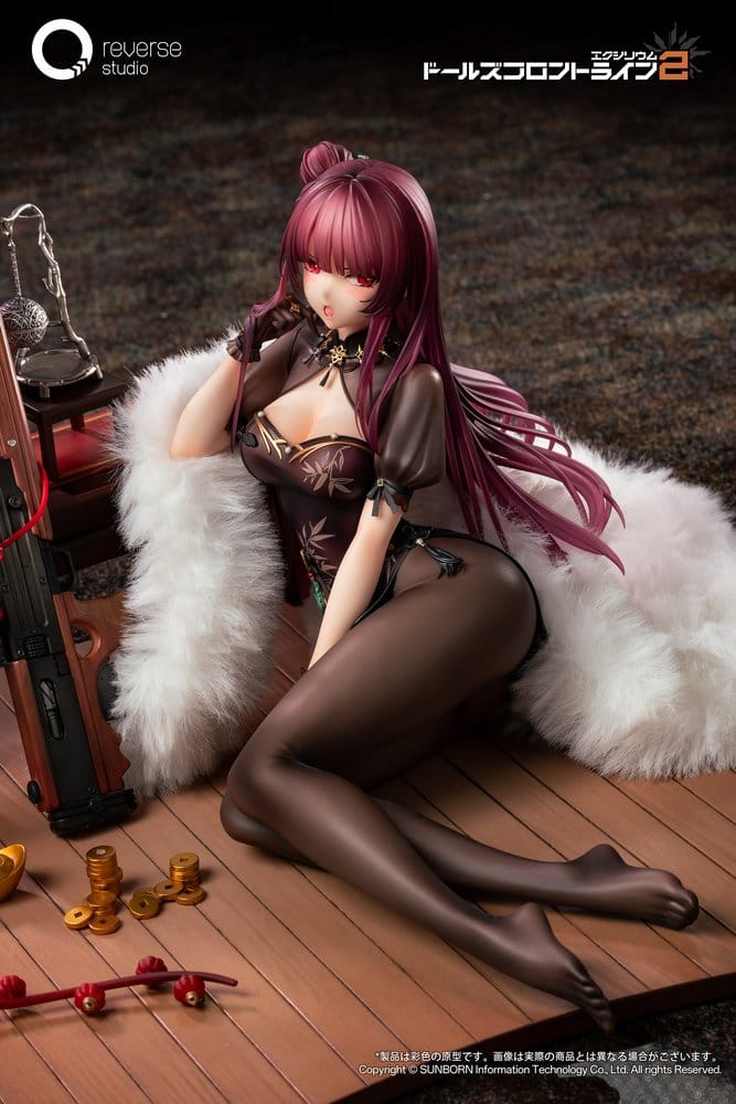 PREORDINE+ 07/2027 (NON CANCELLABILE) Girls´ Frontline 2: Exilium Statue 1/6 Makiatto: Embroidered Bamboo, Blooming Shadows Ver. 13 cm