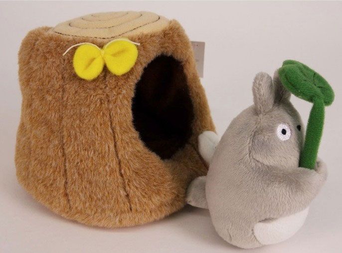 MADE TO ORDER Mein Nachbar Totoro Plüschfigur Totoro Baumstamm 10 cm