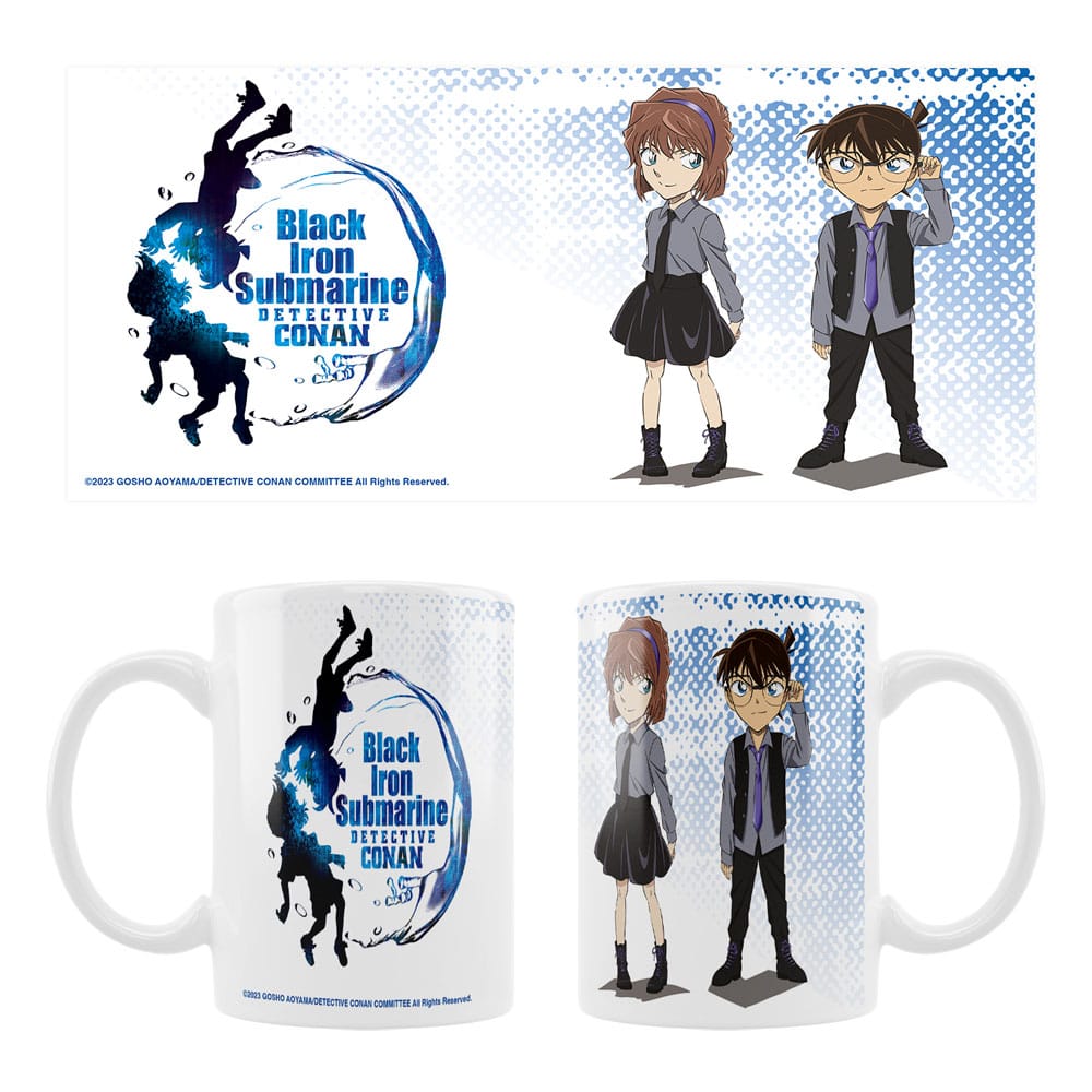 SU ORDINAZIONE Detective Conan Ceramic Mug Black Iron Submarine