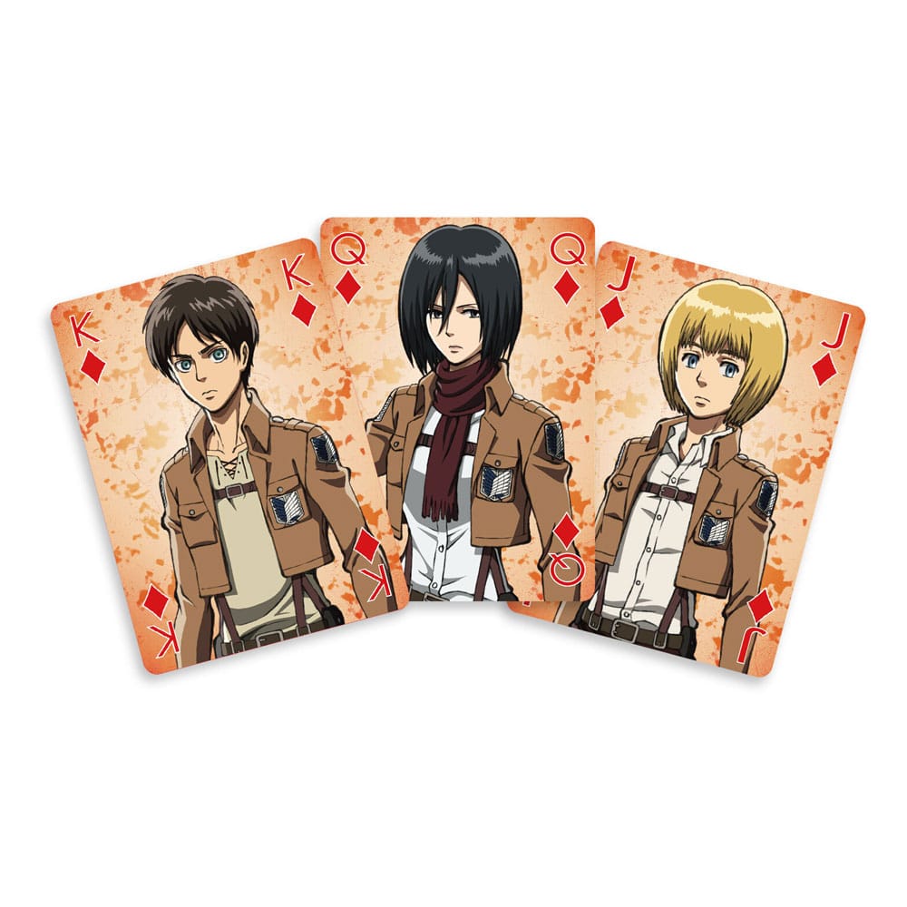 SU ORDINAZIONE Attack On Titan Playing Cards