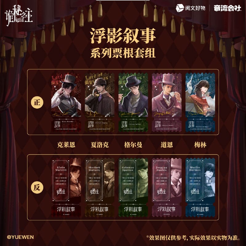 SU ORDINAZIONE Lord of the Mysteries Blind Box Pin Badge Display (5)