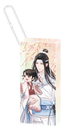 SU ORDINAZIONE Grandmaster of Demonic Cultivation Acrylic Domino Keychain Lan Wangji Wu Wang Ver. 6 cm *PREZZO SPECIALE*