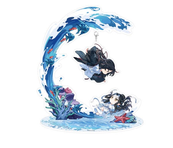 SU ORDINAZIONE Grandmaster of Demonic Cultivation Acrylic Diorama Wei Wuxian & Lan Wangji Zhao Xi Chi Ver. 18 cm