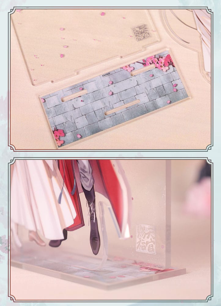 SU ORDINAZIONE Heaven Official's Blessing Acrylic Stand Blooming Flowers, Enchanted Heart 20 cm