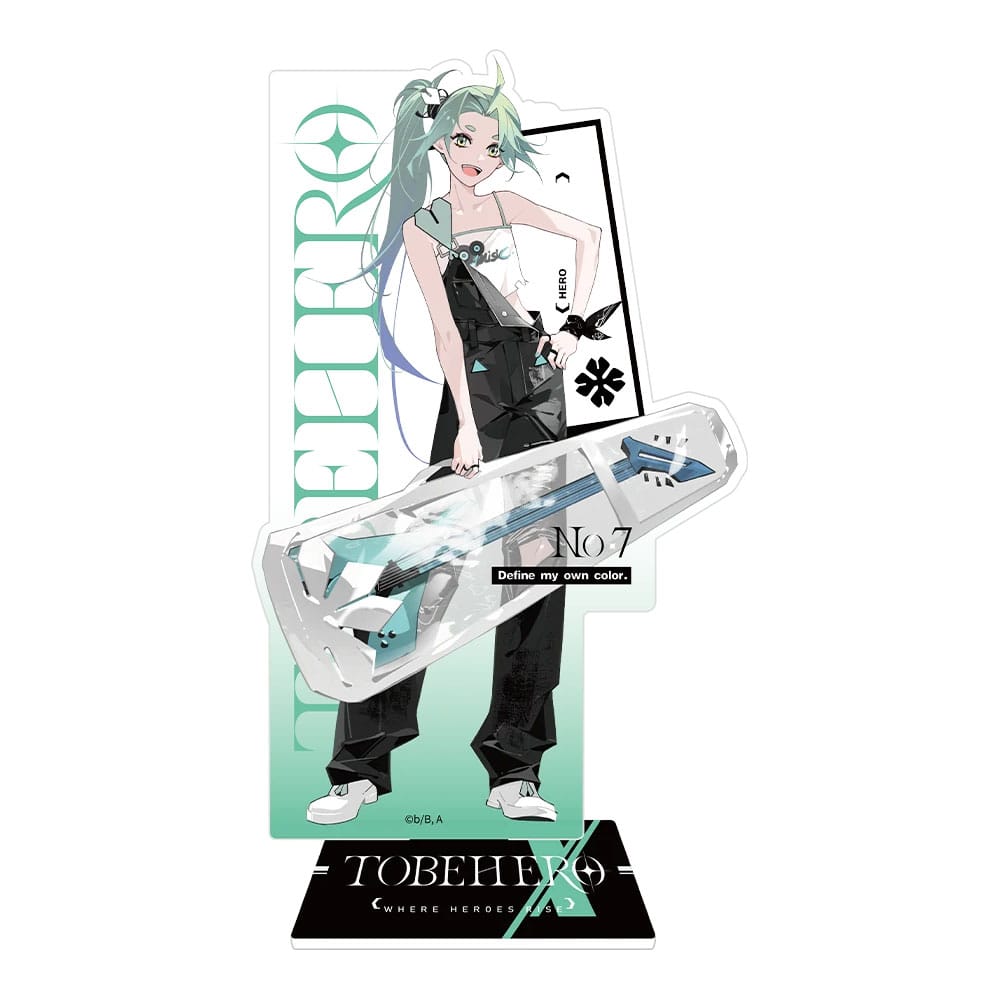 SU ORDINAZIONE To Be Hero X Acrylic Stand Hero Show Series Lucky Cyan 17 cm